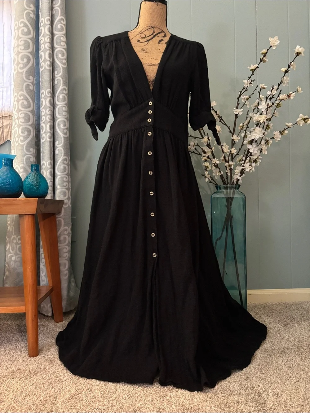 Free People Love of My Life Midi Dress - Picture 2 of 14